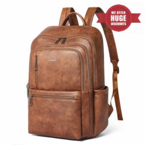 Shrrie Leather 17 inch Backpack for Women