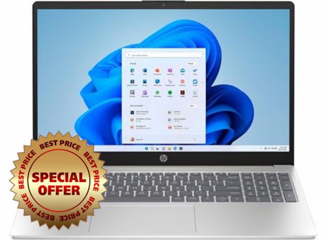 HP 15-fd0073na Intel® i3-N305 8GB 512GB SSD 15.6" Full HD Windows 11 Home Laptop