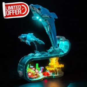 Led Light Set Compatible with Lego 31385 Sea Animals: Beautiful Dolphins Led Decoration Lighting Kit Compatible with Lego 31385 Building Blocks Model