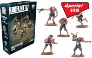 Warlord Games Nachtalben Squad with StG 44Z - Axis Miniatures for Konflikt 47 Highly Detailed 28mm Scale Miniatures