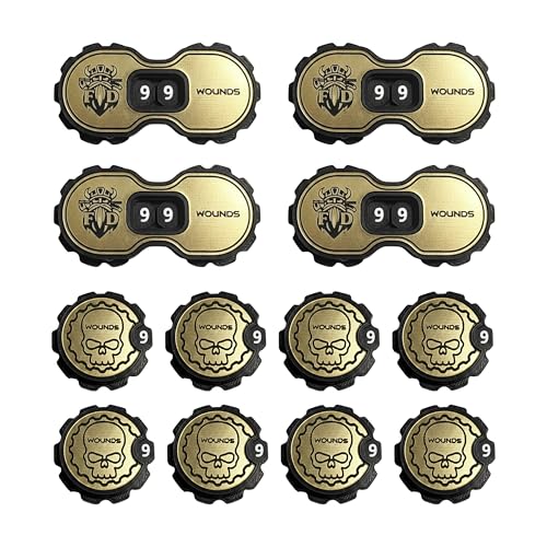 12 Premium Counters (8 Single + 4 Double)