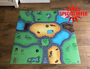 Zoo Playmat - compatible with all the most popular children’s animals toys and figures 85cm x 85cm