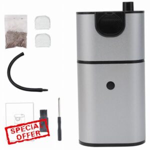 Handheld Smoke Infuser Food Smoke Generator for Molecular Cuisine Kitchen Use Lightweight Aluminum Alloy for Cocktails Steak Fish Vegetables Desserts