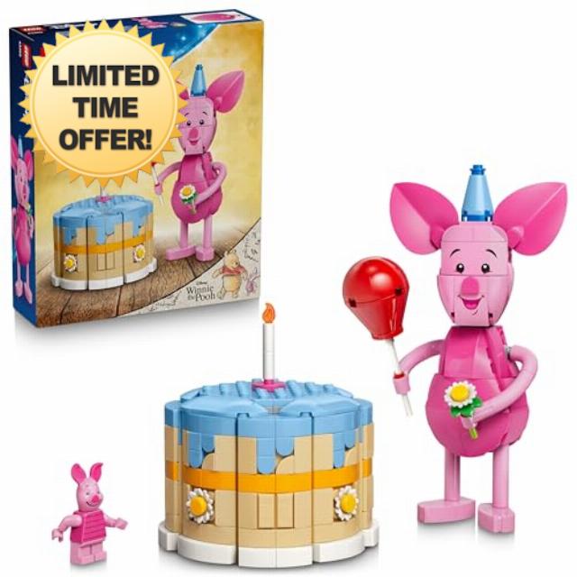 LEGO | Disney Piglet's Birthday Fun - Building Toy w/Cute Animal Figure