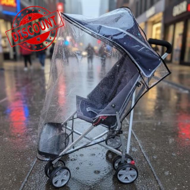 RAIN Cover to fit Mobiquip XL Special Needs Pushchair (Fits Over a Sun Hood)