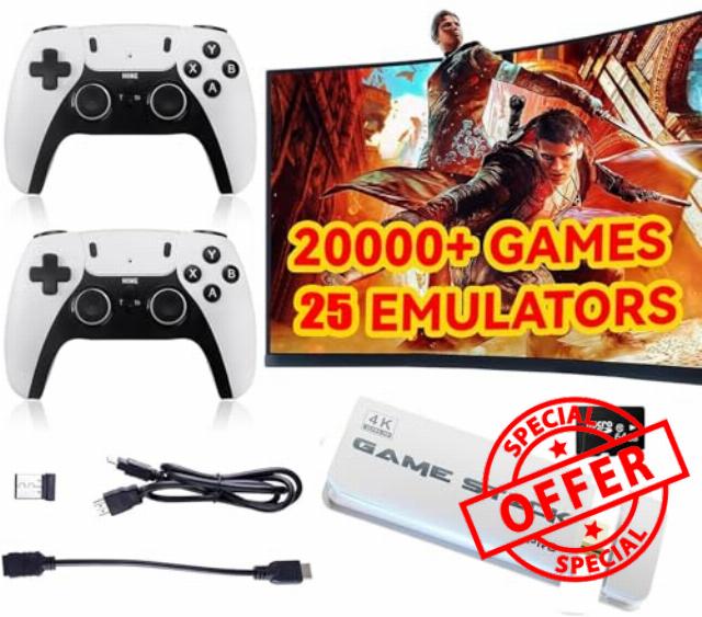 ASTEKID Wireless Retro Game Console - Game Stick Built-in 20