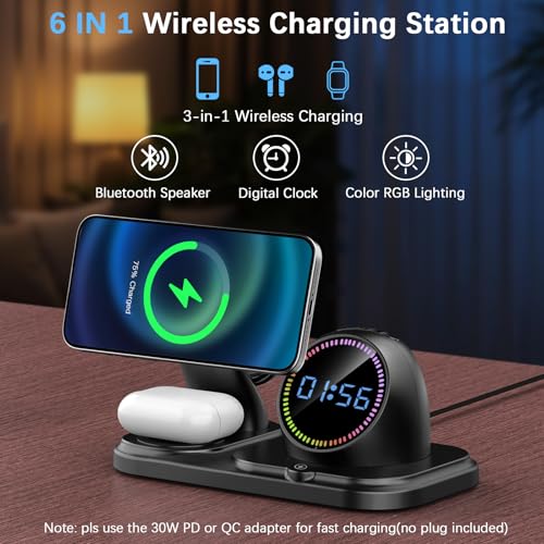 Fast iphone Charger Stand with Bluetooth