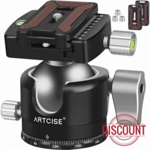 ARTCISE 50mm Low Center Gravity Ball Head