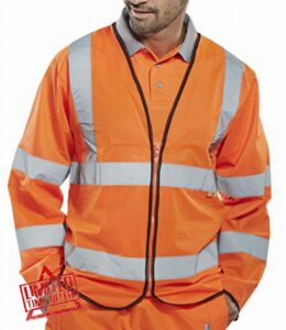 FIRE RETARDANT HI-VIS JERKIN ORANGE S