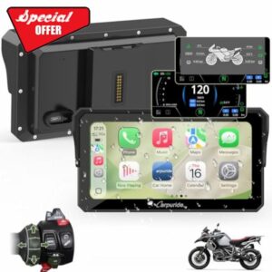 Carpuride W602BS Pro Carplay Screen for BMW Motorcycles