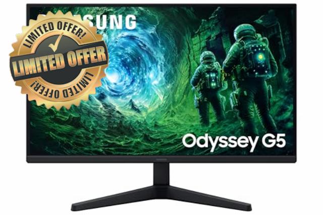 Samsung Odyssey Gaming G5 LS27FG530EUXXU 27" QHD 1ms 200Hz Gaming Monitor - HDR10