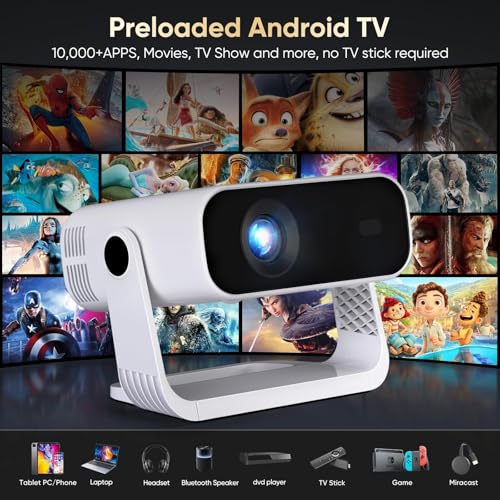 Native 1080P 4K Supported WiFi 6 Bluetooth 5.2