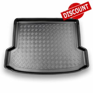 NOMAD Jaecoo 7 (2024+) Boot Liner Tailored Fit Boot Floor in Upper Position Car Floor Mat Protector Non Slip Waterproof Raised Edges Compatible Custom Fit Accessory Black Dog Pet Friendly Easy Install