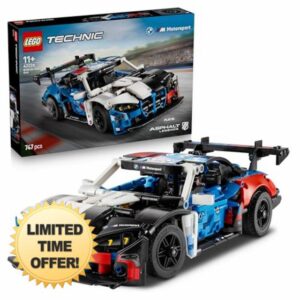 LEGO Technic BMW M4 GT3 EVO Race Car Toy - Model Kit w/ V6 Engine