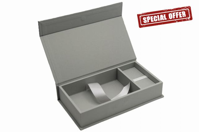 Elegant Photo Box with USB Slot. Gift Box for USB Sticks and Photo Prints