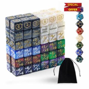 80 Pieces MTG Dice Counters Set