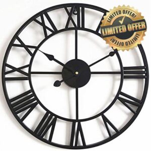 Classic Vintage Large Garden Wall Mounted Clock