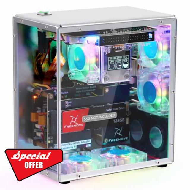 FREENOVE Raspberry Pi 5 PC Case Kit