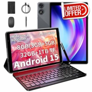 VASOUN Tablet 10 Inch Android 15