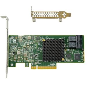 SAS HBA Card Compatible with LSI 9300-8i IT Mode PCIe SATA Expansion Card