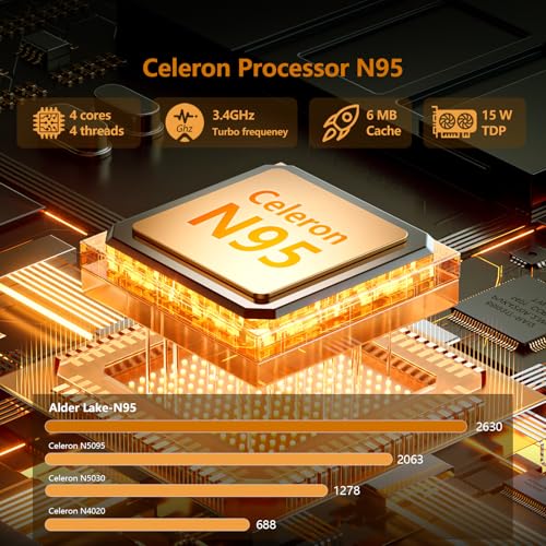 Notebook 16GB RAM 512GB SSD Celeron N95