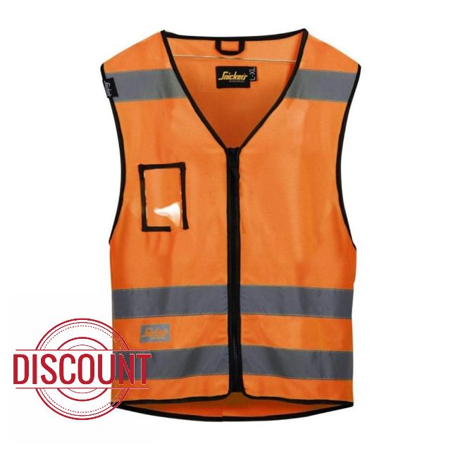 Snickers 91535500005 Size Small/Medium Class 2 High-Vis Vest - Orange