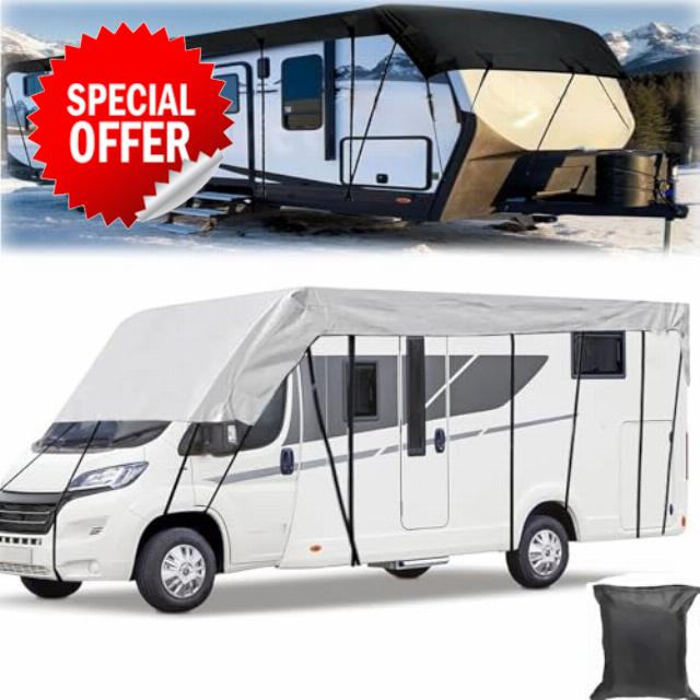 Heavy Duty RV Roof Cover Waterproof UV Resistant