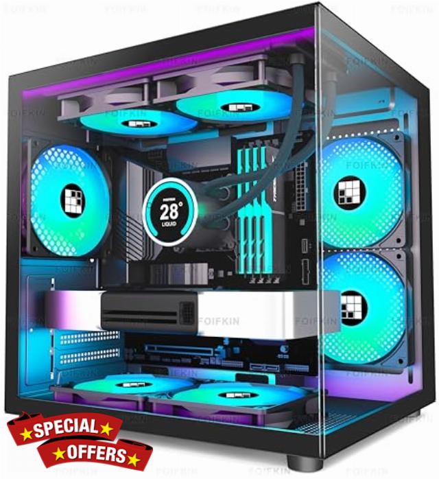 FOIFKIN F100 PC Case -Pre-Installed 3 ARGB Fan