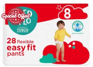 Fred & Flo Easy Fit Pants Size 8 28 Pack - (Pack of 6)