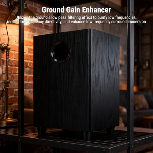 100W Home Subwoofer Speaker with MDF Cabinet for Deep Bass