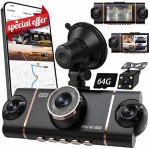 Wireless Dash Cam Front and Rear Camera System