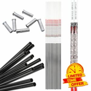 32" Archery Competition arrows shafts Pure carbon shaft ID6.2mm Spine 300~800 ±0.003" Carbonarrow for Shooting Recurvebows Compoundbows 12 pcs