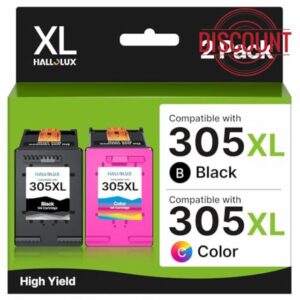 305XL Ink Cartridges for HP 305 Ink Cartridge Black and Colour Compatible with HP Envy 6000 6020e 6032e