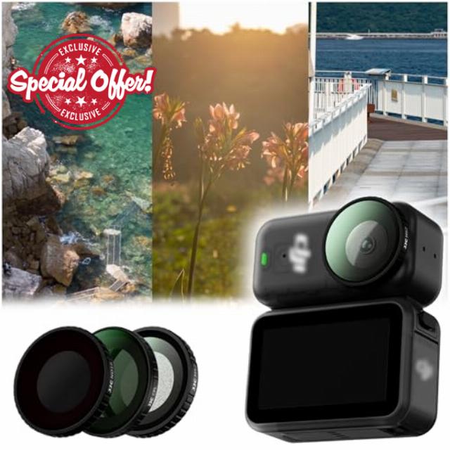 JJC Osmo Nano ND CPL Black Mist Filter Set