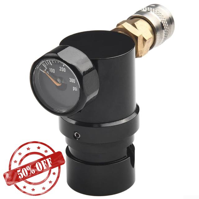 Compact Paintballs Air Regulator With Foster Coupler Remote Hose Kit - Adjustable HPA For GEN2 Regulator 40Psi To 150Psi