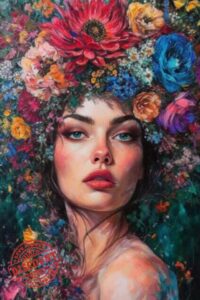 Paint by Numbers Women'S Flowers DIY Painting On Canvas