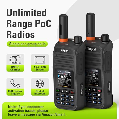 Handheld PoC Two Way Radios Unlimited Range