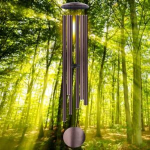 Soothing Windchimes Outdoors with 6 Thickened Aluminum Tubes for Garden Decor