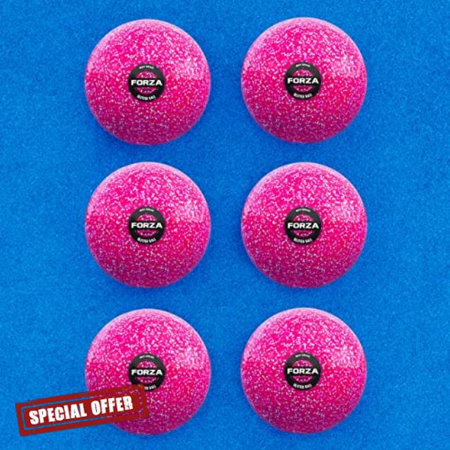 FORZA Smooth Glitter Training Hockey Balls – 3★ Hollow PVC