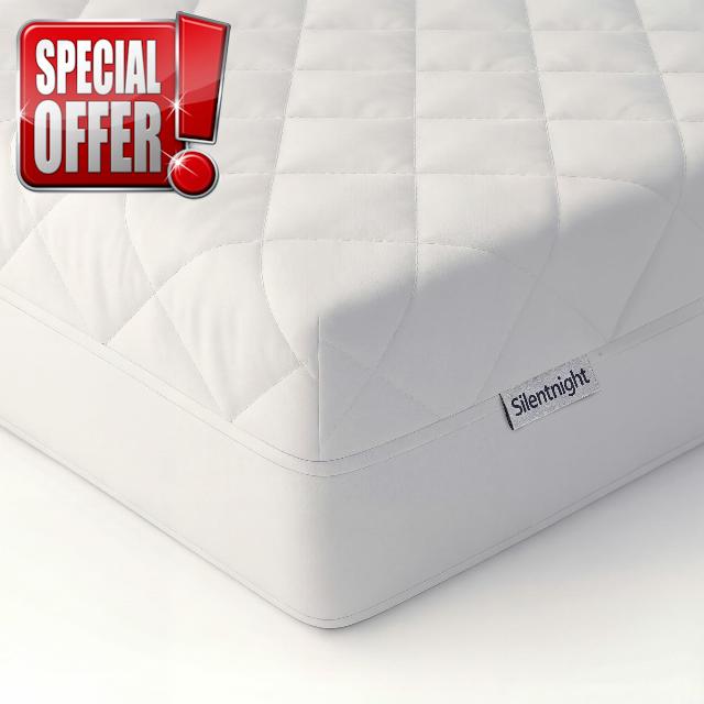 Silentnight Cot Bed Mattress - Safety & Supportive Comfort Baby Nursery - Breathable Fibres Prevents Overheating & Reduce Sleep Disturbance - Hypoallergenic & Machine Washable Cover