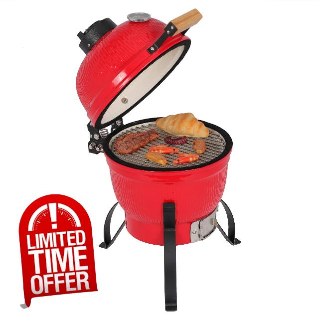 13" Kamado Charcoal Grill