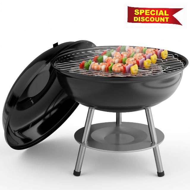 14" Portable Charcoal Grill
