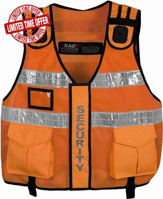 Rac3 Hi Viz Tactical Vest Security