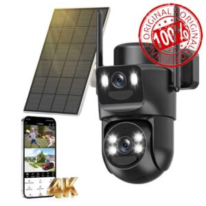 4K Solar Security Camera Outdoor Wireless