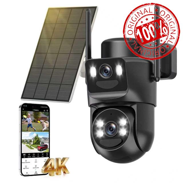 4K Solar Security Camera Outdoor Wireless