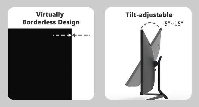 Back of a TV or monitor showing 'Dynamic Breathable Lighting' feature. Various ports and connections visible, including USB and HDMI.