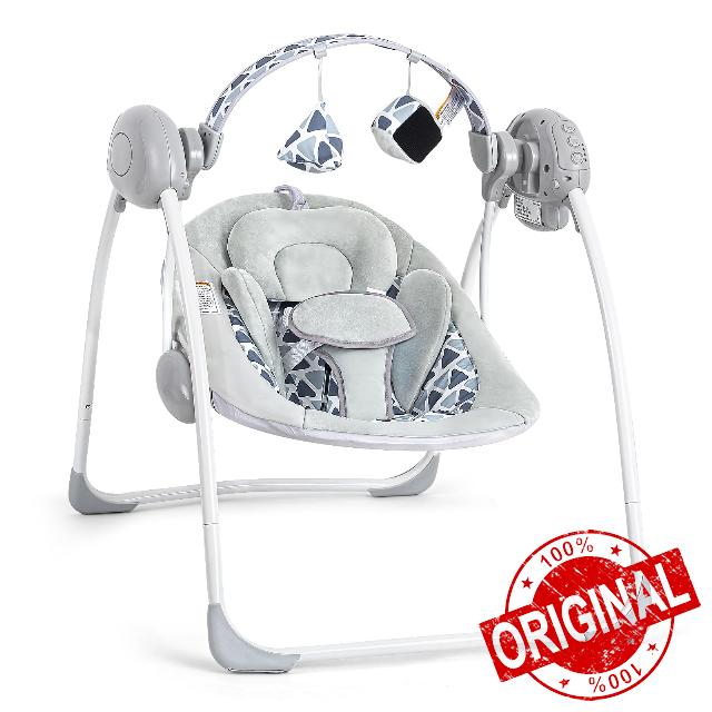 LADIDA Electric Baby Foldable Swing Speed Control Timer Music & Toys 2302