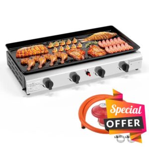 ROVSUN 4 Burner Poartable Gas BBQ