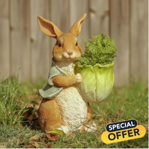 Rabbit Statue Garden Ornaments Outdoor