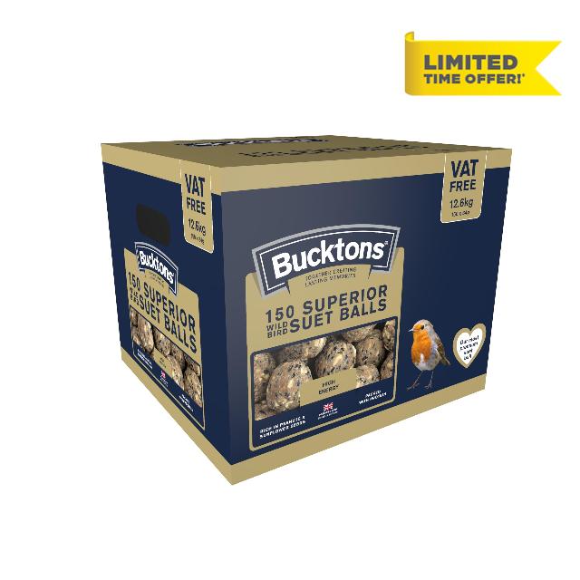 Bucktons Superior Balls for Wild Birds - 150 Pack